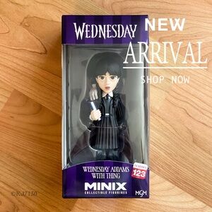 Minix Wednesday Addams With Thing Collectable Figurine MGM TV Series #123 NEW